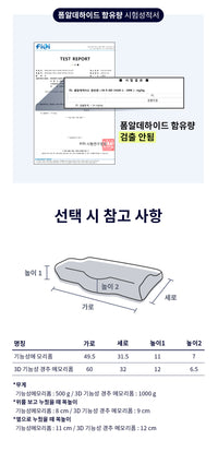 강블리라이프 3D 기능성 경추 메모리폼 베개