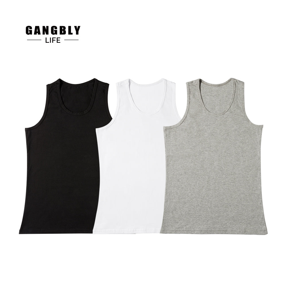 강블리라이프 면 스판 라운드나시