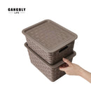 강블리라이프 수납바구니(덮개형)