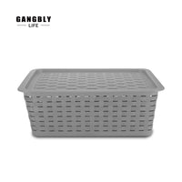 강블리라이프 수납바구니(덮개형)