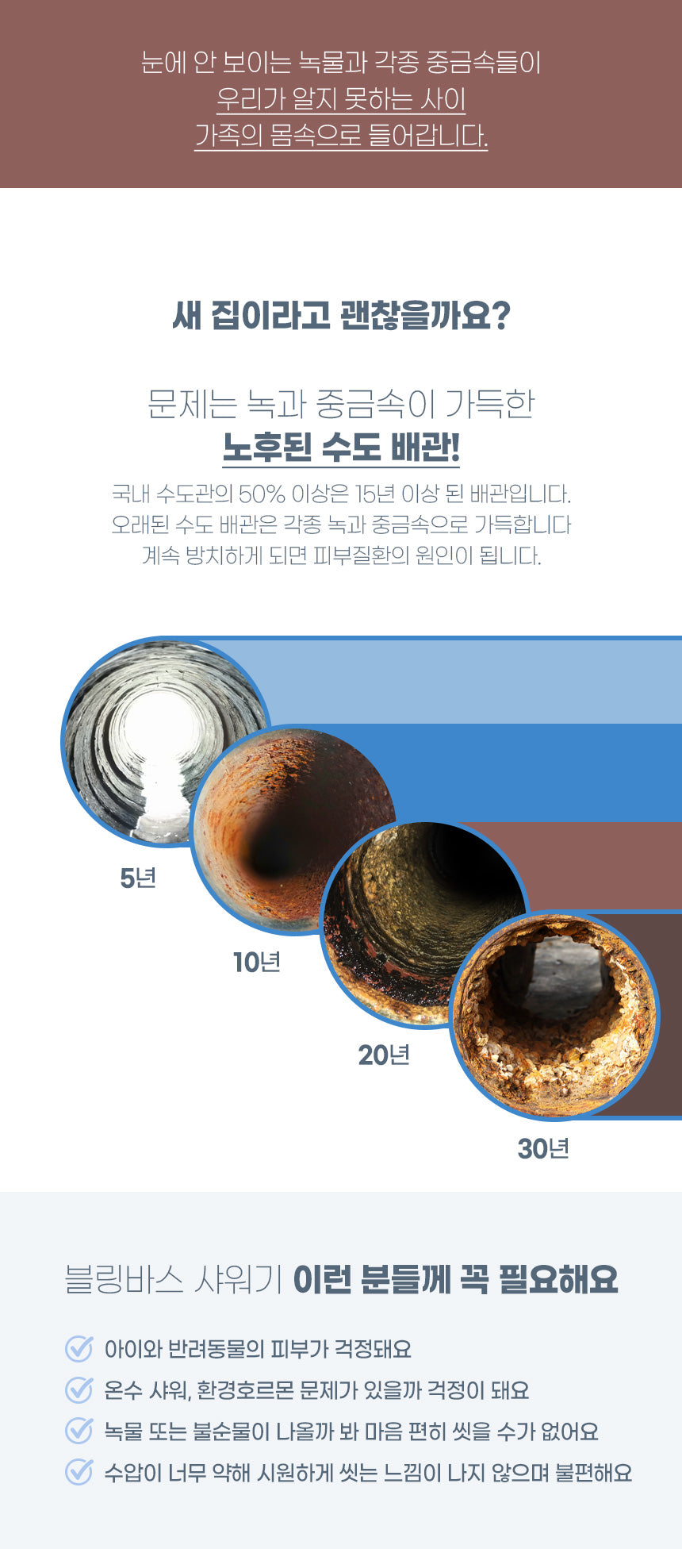 강블리라이프 블링바스 샤워기